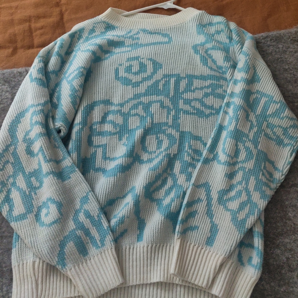 Vintage Floral Sweater